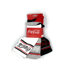 Coca Cola Günlük Spor Çorap - Socks 3'li Paket