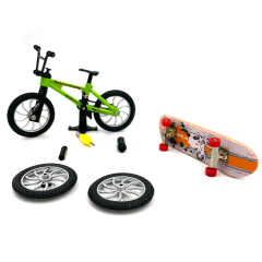 Donbful Kaykay & Finger Bike Yeşil Slim Frame ve Aksesuarları