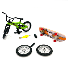 Donbful Kaykay & Finger Bike Yeşil Fat Frame ve Aksesuarları