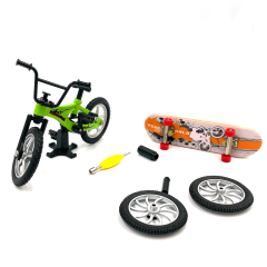 Donbful Kaykay & Finger Bike Yeşil Fat Frame ve Aksesuarları