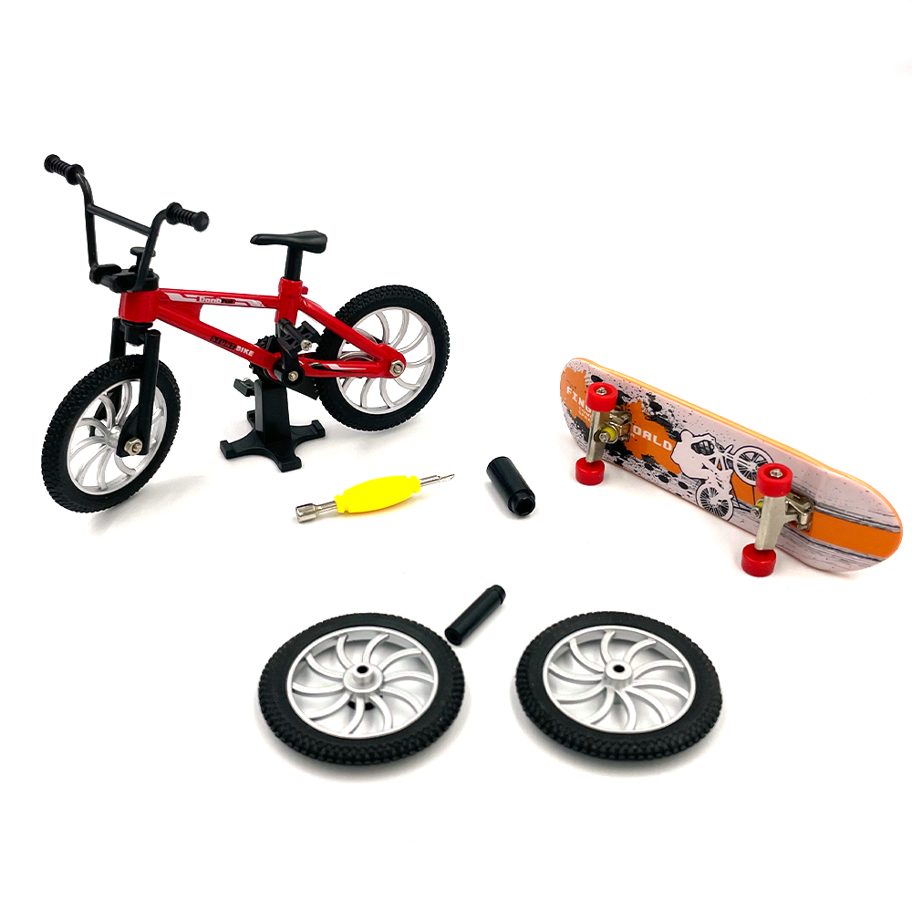 Donbful Kaykay & Finger Bike Kırmızı Slim Frame ve Aksesuarları