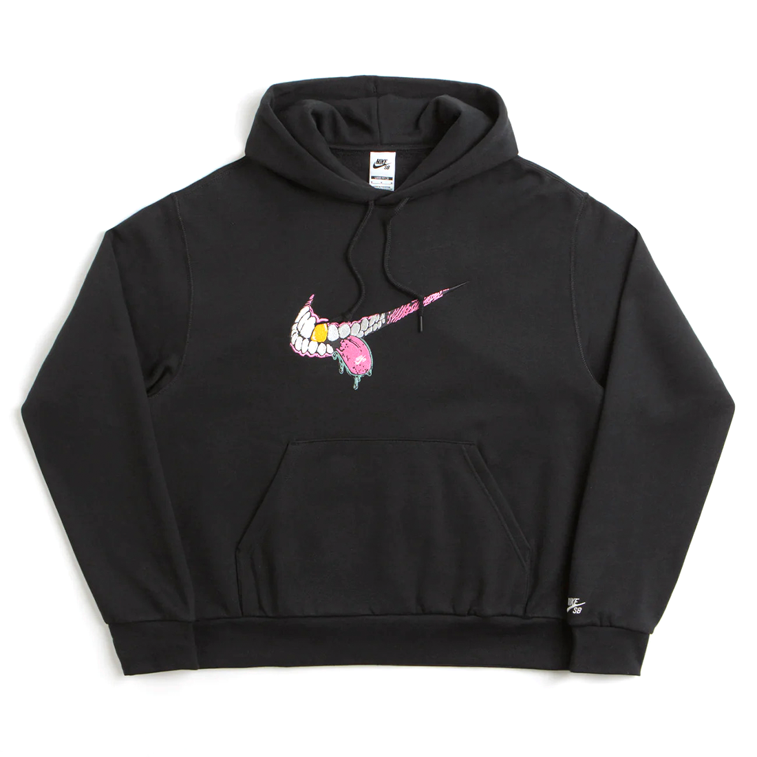Nike SB Swoosh Grill Pullover Hoodie Kapşonlu Siyah