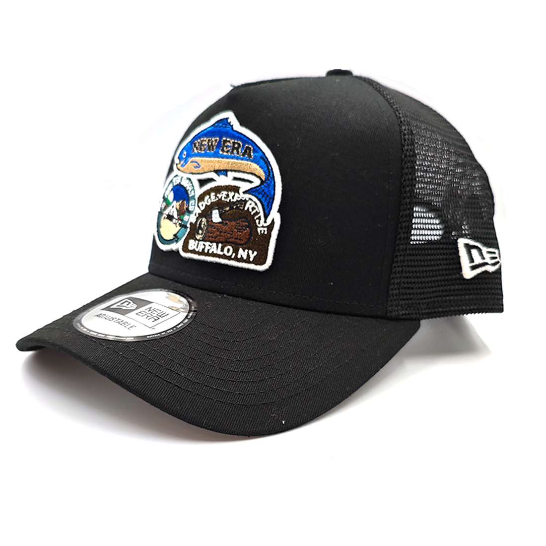 New Era Buffalo Ny Trucker Adjustable Cap-Şapka Siyah