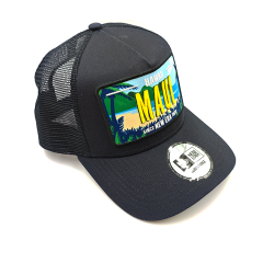 New Era Hawaii Maui Trucker Adjustable Cap-Şapka Siyah