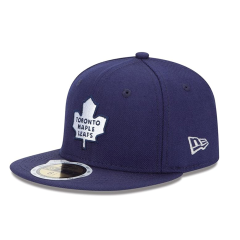 New Era Men's Toronto Maple Leafs New Era Navy 59Fifty Fitted Snap-Şapka