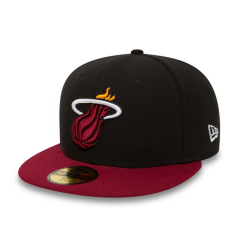New Era 59FIFTY NBA Miami Heat Fitted Cap-Şapka Siyah
