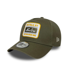 New Era Buffalo Washed Patch Dark Green 9Forty E-Frame Adjustable Cap-Şapka
