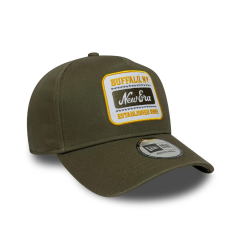 New Era Buffalo Washed Patch Dark Green 9Forty E-Frame Adjustable Cap-Şapka