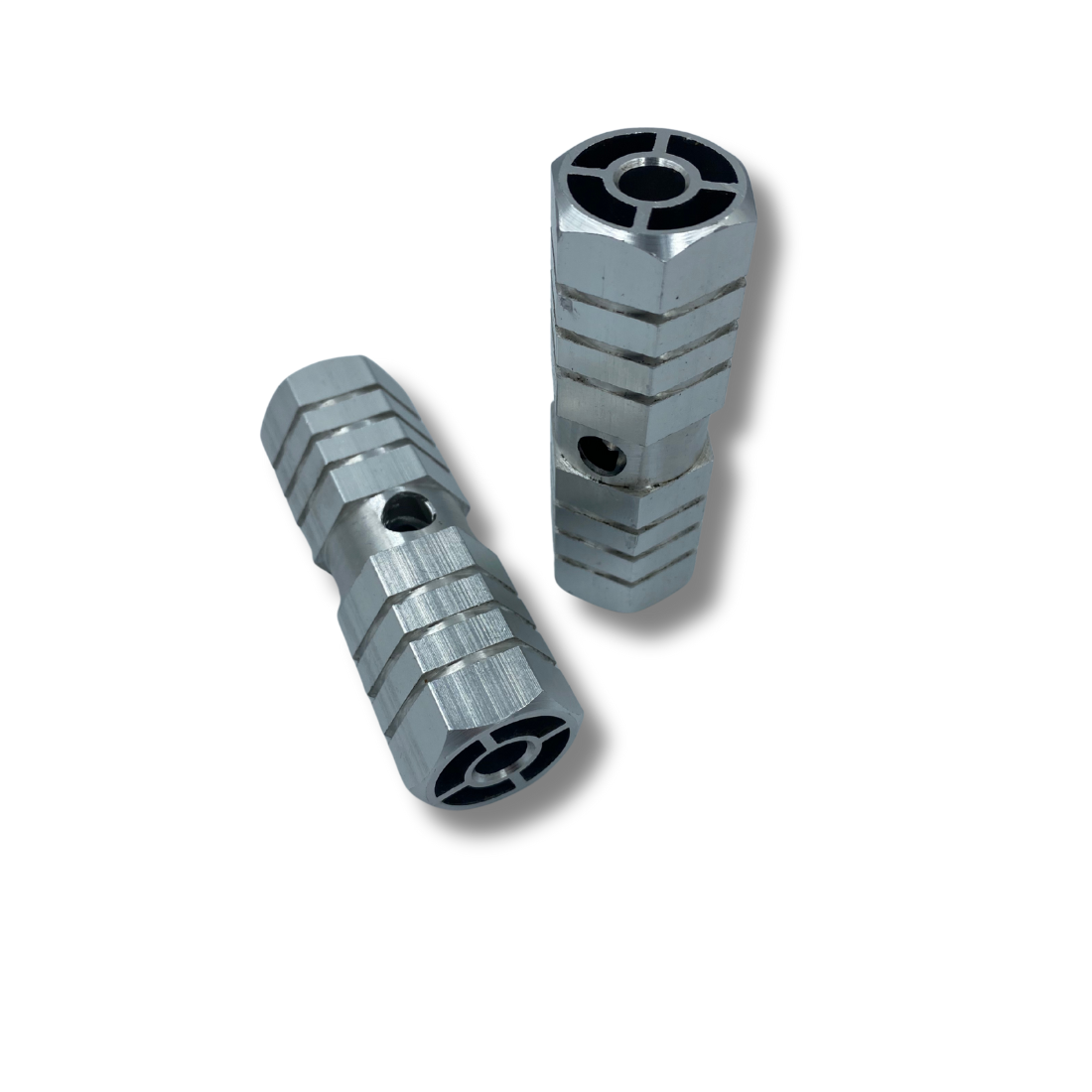 Zoid Bikes Altıgen Freestyle Alüminyum Krom Peg-Ayaklık