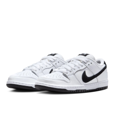 Nike SB Dunk Low Pro 'White Black' Günlük Ayakkabı-Shoes