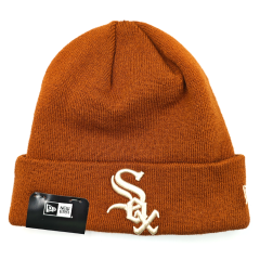 New Era Sox Cuff Beani Bere-Kahverengi