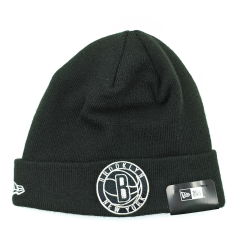 New Era Brooklyn Cuff Beani Bere-Siyah