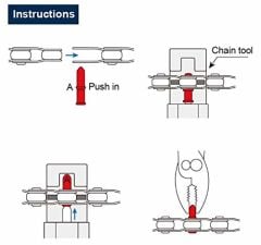 Kmc Bmx Zinciri-Chain Krom