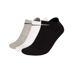 Nike Günlük Patik Çorap Unisex (3 ÇİFT PK) Siyah/Gri/Beyaz