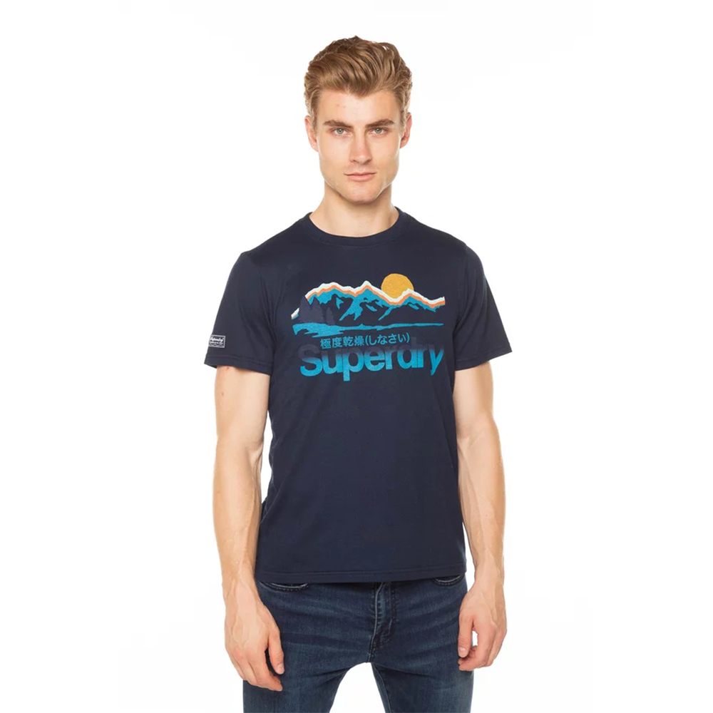 Superdry Core Logo T-Shirt Lacivert