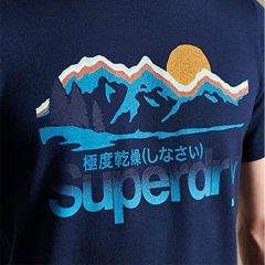 Superdry Core Logo T-Shirt Lacivert