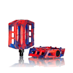 Demolition Trooper Pedal-Pedals Plastik 9/16'' Kırmızı/Mavi