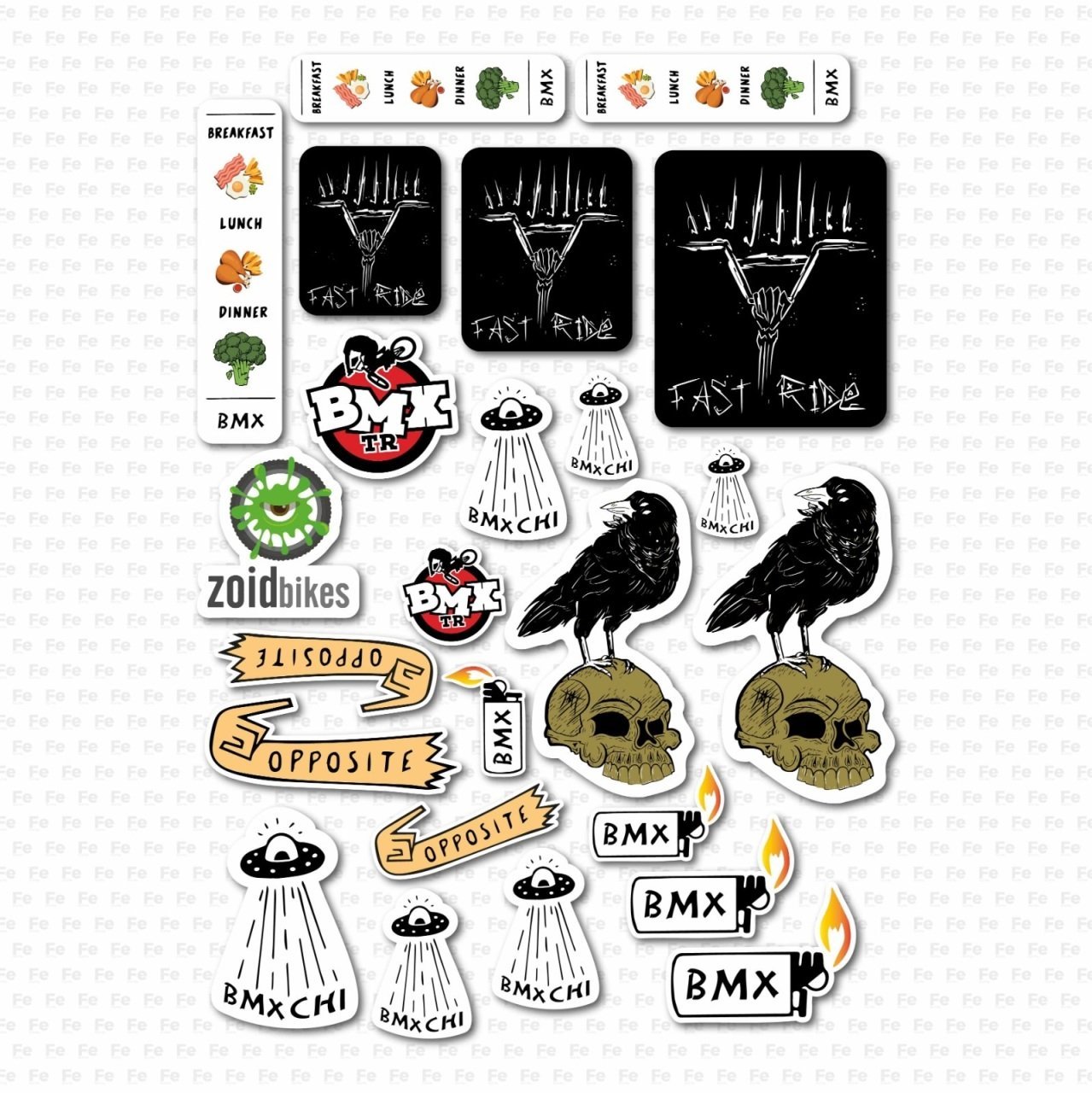 Ahmet Samet Erdem Hayallerine Sür Sticker Seti Beyaz Arka Plan