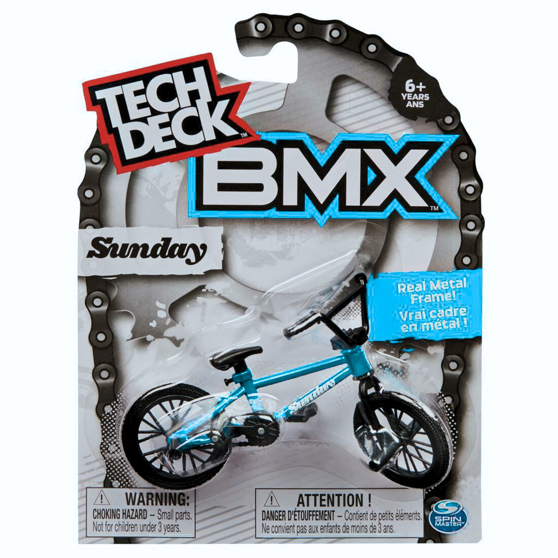 Tech Deck Sunday Finger Bike Mavi Frame ve Aksesuarları