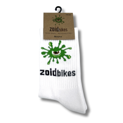 Zoid Logo 3'Lü Paket Çorap-Socks Beyaz Unisex