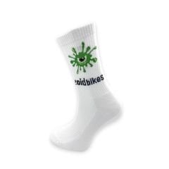 Zoid Logo 3'Lü Paket Çorap-Socks Beyaz Unisex