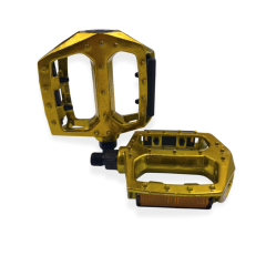 Zoid İnce Diş Alüminyum Pedal-Pedals 1/2'' Saydam Yeşil