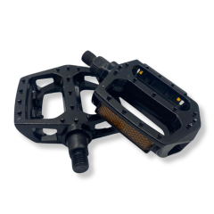 Zoid İnce Diş Alüminyum Pedal-Pedals 1/2'' Siyah