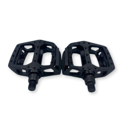Zoid İnce Diş Alüminyum Pedal-Pedals 1/2'' Siyah