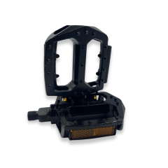 Zoid İnce Diş Alüminyum Pedal-Pedals 1/2'' Siyah