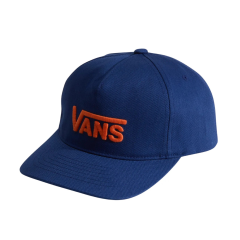 Vans Drop V Logo Snapback Şapka-Hat Indigo