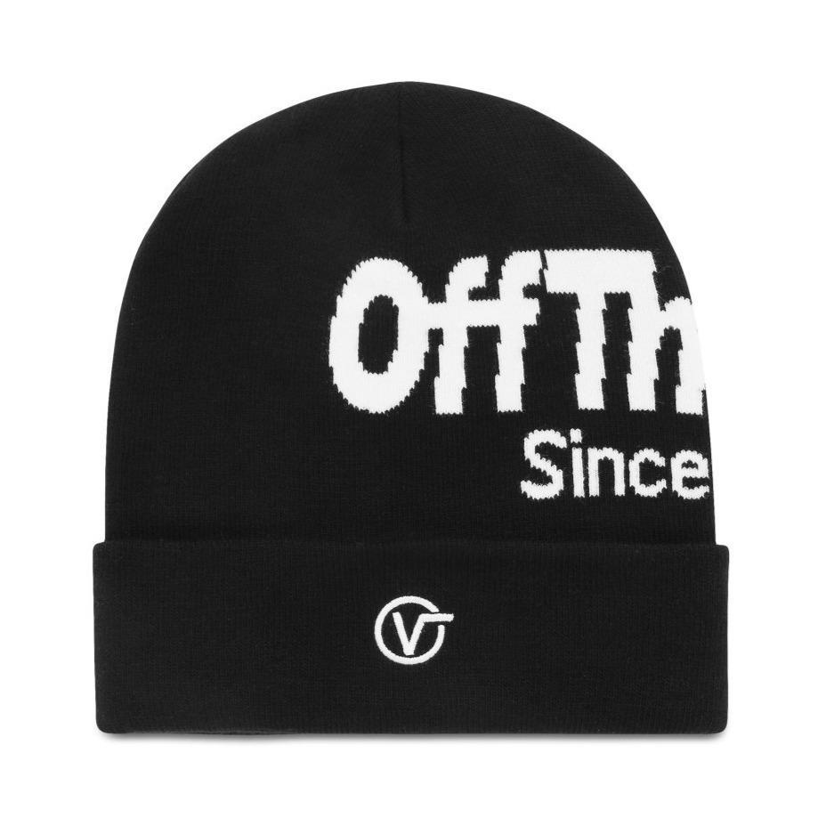 Vans Distorted Tall Cuff Beanie-Bere