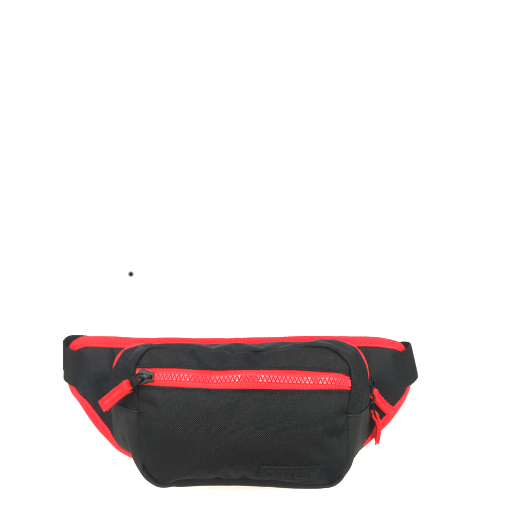 Oakley Transit Unisex Freebag-Bel Çantası Siyah/Kırmızı
