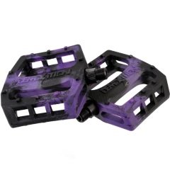 Demolition Trooper Pedal-Pedals Plastik 9/16'' Mor Mermer/Siyah