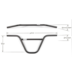 Bsd Alvx Gidon-Handlebar 2pc Kirli Krom