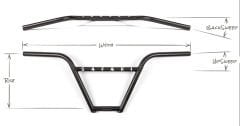 Bsd Safari Gidon-Handlebar 4pc Siyah