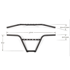 Bsd Safari Gidon-Handlebar 4pc Kirli Krom