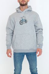 Zero One Five Attitude Hoodie - Gri