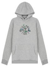 Zero One Five X-BMX Hoodie - Gri