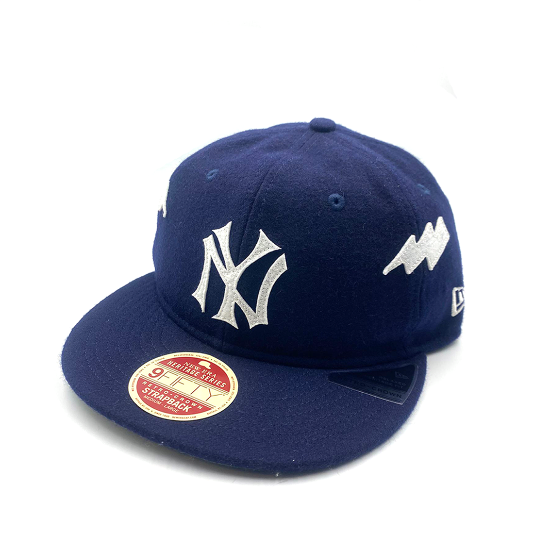 New Era 9FIFTY NY 1903 Heritage Strapback Cap-Şapka Kaşe Lacivert