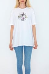 Zero One Five X-BMX T-Shirt Beyaz