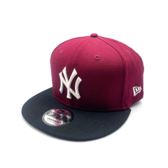New Era 9FIFTY NY Snapback Adjustable Cap-Şapka Bordo