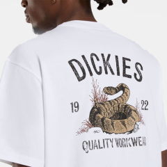 Dickies Snake Ss Tee T-Shirt-White