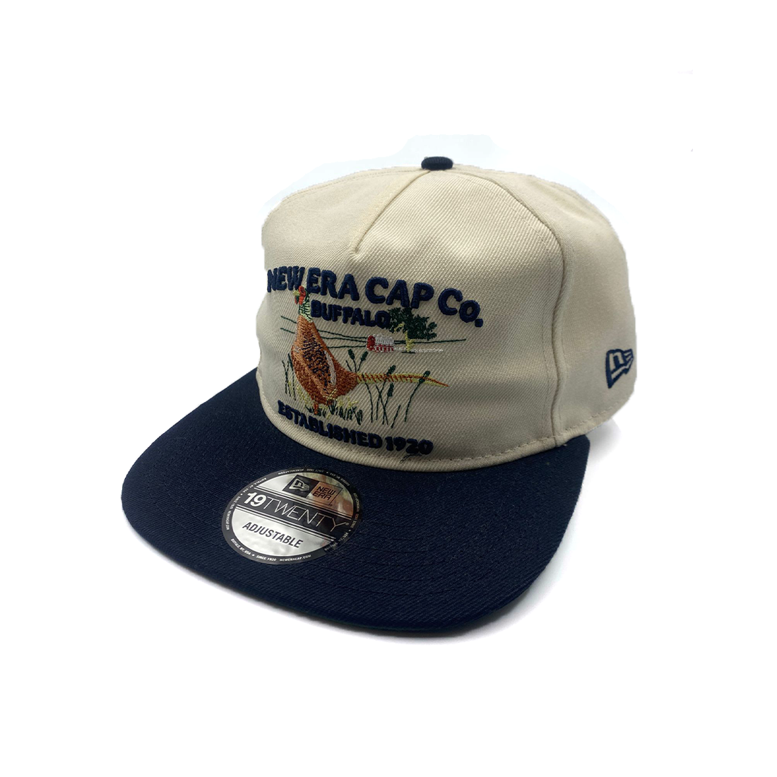 New Era 19TWENTY Buffalo Established Adjustable Cap-Şapka Bej