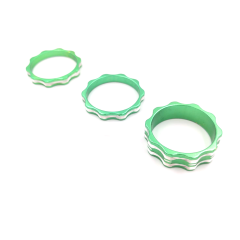 Zoid Çatal Seti Yüzüğü-Spacer Yeşil
