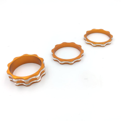 Zoid Çatal Seti Yüzüğü-Spacer Turuncu