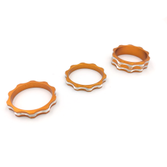 Zoid Çatal Seti Yüzüğü-Spacer Turuncu