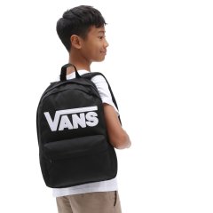 Vans New Skool Sırt Çantası-Backpack Siyah/Beyaz