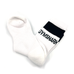 Gymshark Premium Crew Spor Çorap-Socks Beyaz Unisex