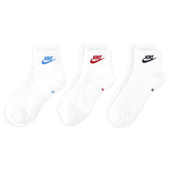 Nike Everyday Essential Unisex Çorap (3Çift) Mavi/Kırmızı/Siyah