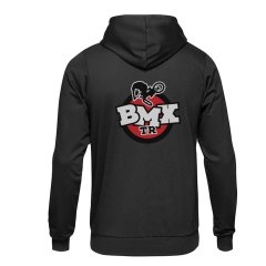 BmxTR Logo Kapüşonlu Sweatshirt Siyah